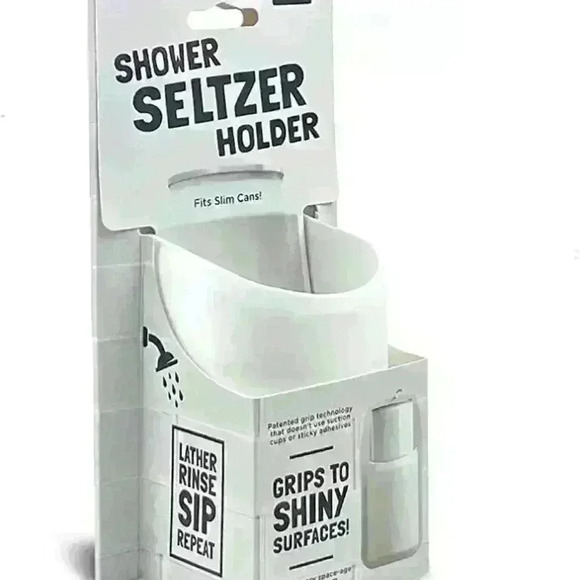 Slim Can Hard Seltzer Holder (12oz Can) | Patented Silicone Grips Any Shiny Surf - Picture 2 of 12